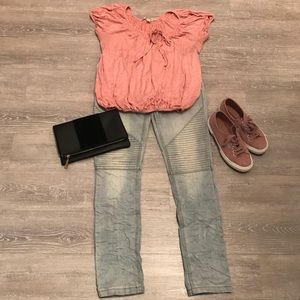 Max Studio Dusty pink top